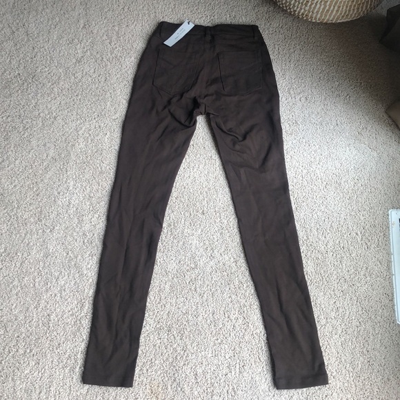 *MAKE OFFER. DONATING JANUARY 1. * NWT BROWN KNIT PONTE PANTS - Picture 3 of 4
